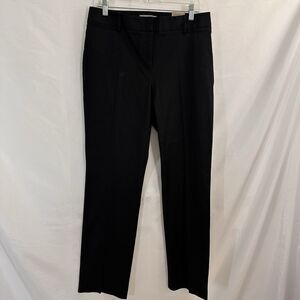 CHICOS Black Wide Leg PANTS Captial Stretch Grady SIZE 1.5 (10) NEW